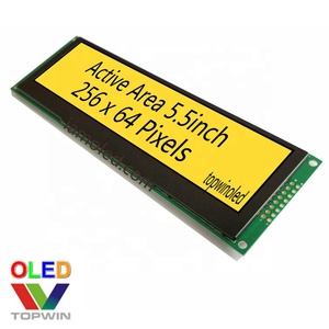 Mô Đun <span class=keywords><strong>Oled</strong></span> 16 Màu Xám Xanh Lá Cây <span class=keywords><strong>5.5</strong></span> Inch <span class=keywords><strong>5.5</strong></span> ''256X64 Pixel Bán Chạy Nhất Cho Thiết Bị Điện Tử SSD1322 TW56640560A01 Kèm PCB - Product Image 3