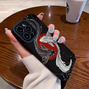 Cover telefono Koi in <span class=keywords><strong>bianco</strong></span> e nero per Samsung Galaxy A53 A54 5G custodia <span class=keywords><strong>A51</strong></span> A52 A14 A33 A71 A72 A73 A50 A31 A34 M12 A23 A32 4G custodie - Product Image 2