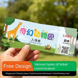 Personalización de Boletos, Papel Recubierto, Estampado en Caliente, Boletos de Admisión para Parques de Atracciones, Vales, Cupones, Invitaciones, Cartas, Conciertos - Product Image 2