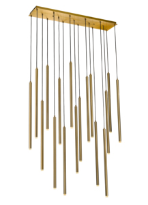 JC <span class=keywords><strong>โคม</strong></span><span class=keywords><strong>ไฟ</strong></span>ระย้าสีทองหรูหราทันสมัย,<span class=keywords><strong>โคม</strong></span><span class=keywords><strong>ไฟ</strong></span>ระย้าสเตนเลสสตีลสีทองสายปรับได้ Droplight สำหรับอพาร์ทเม้นบันได - Product Image 4