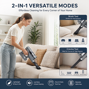 Aspirateur balai sans fil OEM ODM G703C rechargeable 10000Pa, aspirateur à main pour tapis, sols, poils d'animaux, nettoyage domestique - Product Image 3