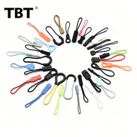 Tirettes de fermeture éclair en PVC souple, caoutchouc, plastique et silicone, colorées, personnalisables rapidement par le fabricant, pour vêtements
