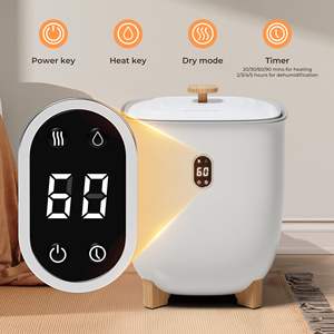 EUHOMY Calentador de Toallas Deshumidificador Cubo de Lujo Secador de Toallas para Baño Albornoces Mantas Pijamas Calentador - Product Image 3