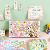 Bloc-notes portable personnalisé mignon 19x10cm en papier sérigraphié, avec boîte de notes adhésives, papeterie promotionnelle pour entreprises