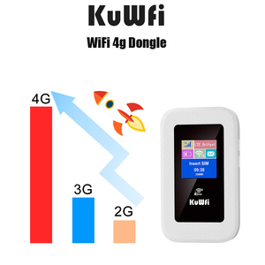 US/EU/AS Version KuWFi OEM Portable 4g <strong>USB</strong> Modem Lte <strong>Wifi</strong> with SIM Card Slot Dongle Wireless <strong>Wifi</strong> <strong>Router</strong> for Travel - Product Image 4