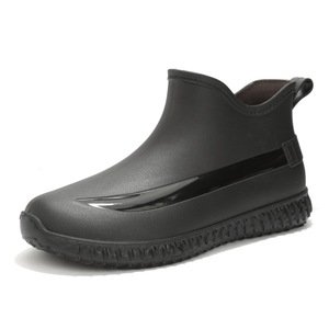 New Fashion PVC Lightweight <b>Ankle</b> Rain Boots Anti-Slippery Hard-Wearing Waterproof Outdoor Leisure Women Autumn Low-top Shoes - Product Image 5