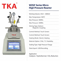 Reactor Tubular de Alta Presión TKA de 10ml-1000ml con Agitación Magnética de 800W 110V/220V para Síntesis Química en Laboratorio