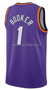 Chaleco Deportivo Personalizable y Transpirable de la Mejor Calidad con Costuras Reforzadas de Devin Booker para Niños, Camisetas de Baloncesto - Product Image 3