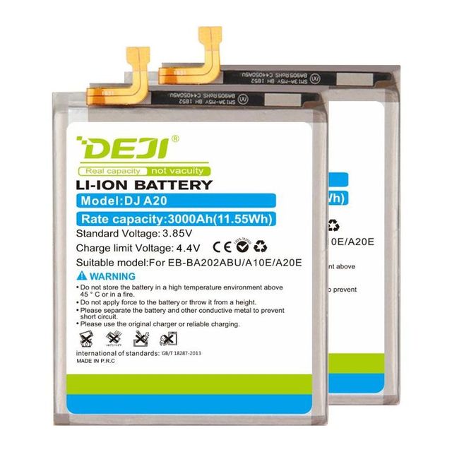 Smartphone Replacement Accessories Digital Batteries for Samsung Galaxy A10E A20E A202F EB-BA202ABU Refurbished Battery