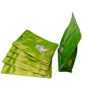 Mylar bag Custom Logo Stand Up Pouch Ziplock Food Grade Plastic Biodegradable packaging bag Printed Carry Bags