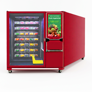 Máquina Expendedora Automática de Alimentos Frescos con Pantalla Táctil de 32 Pulgadas, Pago Múltiple (Billetes/Monedas/QR), Función SDK, 150-200 Unidades, Directo de Fábrica - Product Image 1