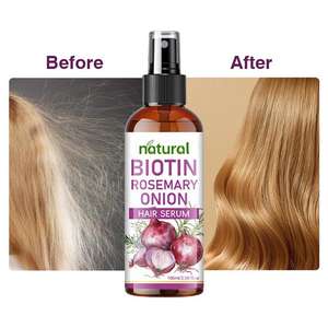 Aceite Esencial Orgánico Herbal de Alta Calidad OEM para el Crecimiento del Cabello, Aceite de Biotina, Romero y Cebolla, Extracción Natural para el Crecimiento del Cabello - Product Image 2