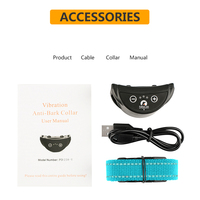 PaiPaitek Bestseller Vibrations-Elektronisches Anti-Bell-Halsband ohne Statischen Schock für Hunde