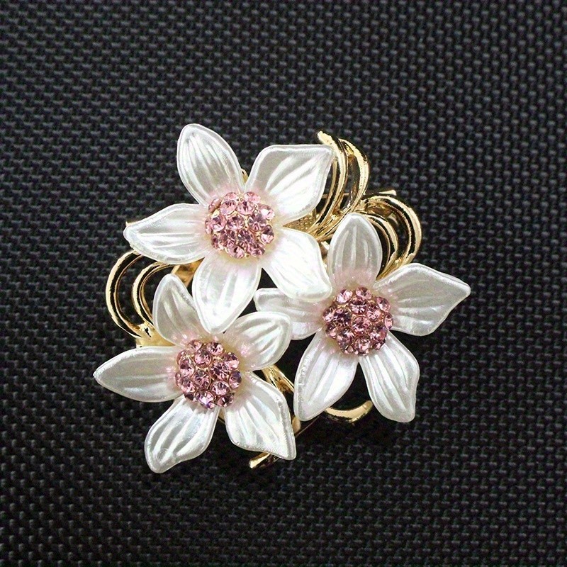 brooches crystal pink