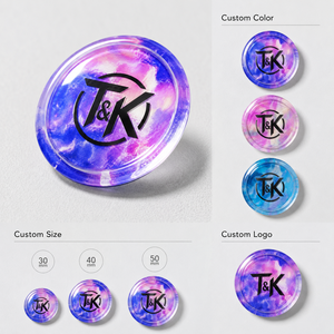 Parche de TPU 3D personalizado en relieve, efecto nebulosa brillante transparente, insignia de goma para <span class=keywords><strong>ropa</strong></span>, bolsos, etiquetas de logotipo para prendas de lujo - Product Image 3