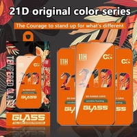 Protection d'écran en verre trempé 9H 21D à couverture intégrale 2023 pour Tecno Camon 20 Pro & 19 Pro, anti-rayures, anti-graisse