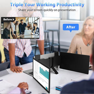 شاشة محمولة مزدوجة للحاسوب المحمول مقاس 14 بوصة، لوحة IPS بدقة 1080p وتردد 60 هرتز، شاشة HDR محمولة بمنفذ Type-C للأعمال والسفر - Product Image 4