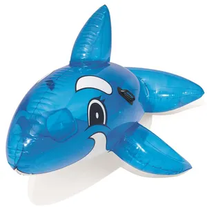 Whale Infla table Pool Ride-On für Alter 3 Aufblasbares schwimmendes Spielzeug für Kinder Party Beach Vacation