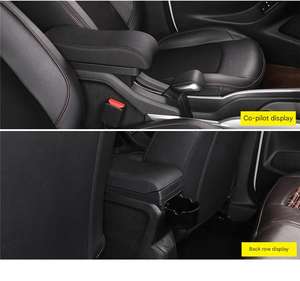 Boîte de rangement pour <span class=keywords><strong>accoudoir</strong></span> de siège de voiture avant Peugeot <span class=keywords><strong>2008</strong></span> <span class=keywords><strong>Accoudoir</strong></span> de console centrale en cuir avec porte-gobelet - Product Image 6