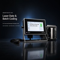 Imprimante à transfert thermique X45 TTO 300 dpi pour l'impression de dates et de codes de lots, tête d'impression 32 mm pour usine d'emballage de cartons