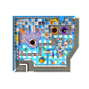 Peralatan Taman Bermain Dalam Ruangan Bertema Laut Komersial Qiaoqiao 463SQM untuk Bisnis - Product Image 3