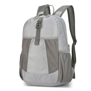 Sac à dos pliable pour femme en nylon à motif géométrique avec logo personnalisé, léger, grande capacité, loisirs, sport de plein air, mode, polyester - Product Image 4