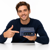 Potente Mini PC Intel N150 de Formato Pequeño, 32 GB de RAM, 512 GB SSD, USB 3.2, LAN 1000M, Win11 Pro, Juegos 4K, Oficina en Casa