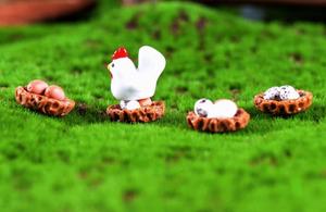Crafts Terrarium Figurine <strong>Fairy</strong> <strong>Garden</strong> Dollhouse Chicken Animals <strong>Statue</strong> Figures Decor Miniature Bonsai DIY Resin for Teens Gift - Product Image 4