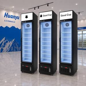 Congélateur vertical ultra-fin de 115 <span class=keywords><strong>litres</strong></span> à refroidissement direct, armoire de congélation autonome pour restaurant, réfrigérateur commercial avec porte vitrée pour la restauration - Product Image 2