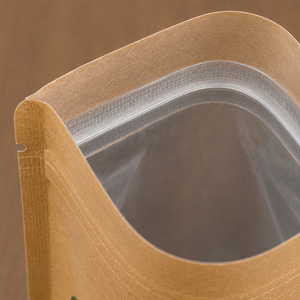 Sachets d'emballage de café imprimés en gros, personnalisés, en papier kraft avec fermeture éclair pour grains de café torréfiés - Product Image 3