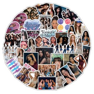 56 autocollants graffiti KATSEYE pour décorer les téléphones, autocollants Kpop <span class=keywords><strong>sexy</strong></span> pour filles, groupe <span class=keywords><strong>de</strong></span> stars coréennes - Product Image 2