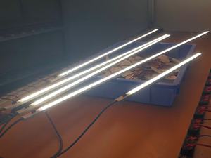 مصباح خزانة بمغناطيس من الألومنيوم بإضاءة ليد مغناطيسية 12 فولت 24 فولت تحت أضواء شريط خزانة - Product Image 6