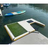 Rampe flottante gonflable pour chien, flotteur de piscine pour animaux de compagnie, plateforme d'accès antidérapante en PVC et mousse EVA pour bateau, quai, yacht, piscine