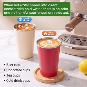 Gobelets à bière en aluminium, tasses à changement de couleur pour fêtes, gobelets thermosensibles réutilisables - Product Image 2
