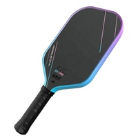Raquette de pickleball en fibre de carbone abordable, approuvée USAPA, texture rugueuse, noyau de 14 mm, pour les locations et les clubs