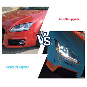 JH pour <span class=keywords><strong>Audi</strong></span> <span class=keywords><strong>TT</strong></span>, ensemble de phares 2006-2014, feux de jour à LED modifiés et clignotants, lentille à double faisceau, <span class=keywords><strong>12V</strong></span>, neuf, 6000K - Product Image 4