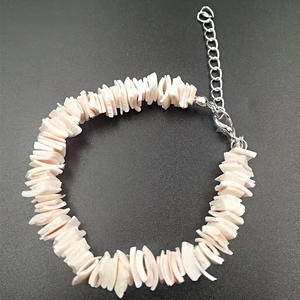 Hawaiian Shell Necklace Set <b>Adjustable</b> Beach Jewelry Unisex Gift Fashionable <b>Bracelet</b> And Necklace Set - Product Image 4
