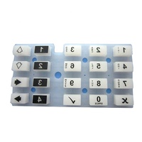 Custom Silicone Keypad Membrane Switch Multicolor Printing Keycaps for Industrial Mechanical Keyboard