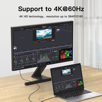 Vente en gros d'usine UNIEAN Câbles de données USB HD 2.1 Type-C UHD 4K 8K 60Hz pour TV Iphones Lecteurs DVD coaxiaux 2M 3M 4.5M