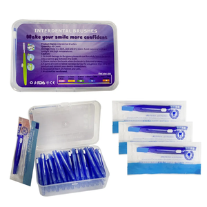 Eco-friendly ortodontico dentale spazzolino usa e getta con manico in plastica spazzola interdentale funzione pulita - Product Image 6