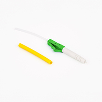 50mm Telecommunications LC FTTH Optic Fiber Connector Assembly SM/UPC LC/UPC Fiber Optic Hot Melt Connector