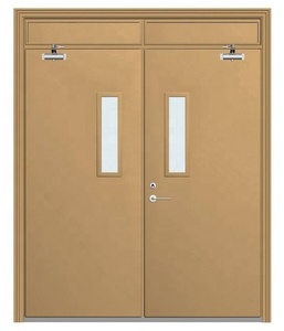 <span class=keywords><strong>Portes</strong></span> d'entrée modernes de haute qualité, classe A, en acier de sécurité, résistantes au feu, finition moderne, pour école, hôpital, <span class=keywords><strong>bibliothèque</strong></span>, porte coupe-feu - Product Image 6