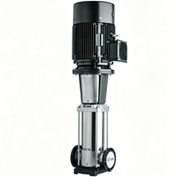 Pompe verticale multi-étages en acier inoxydable CNP CDLF3-36, 3 kW, pompe de surpression de pipeline haute pression pour l'alimentation en eau industrielle