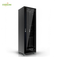 Système de câblage Starlink, équipement de télécommunications, armoire serveur 18U-48U 19 pouces en acier laminé à froid SPCC 600x670mm en stock