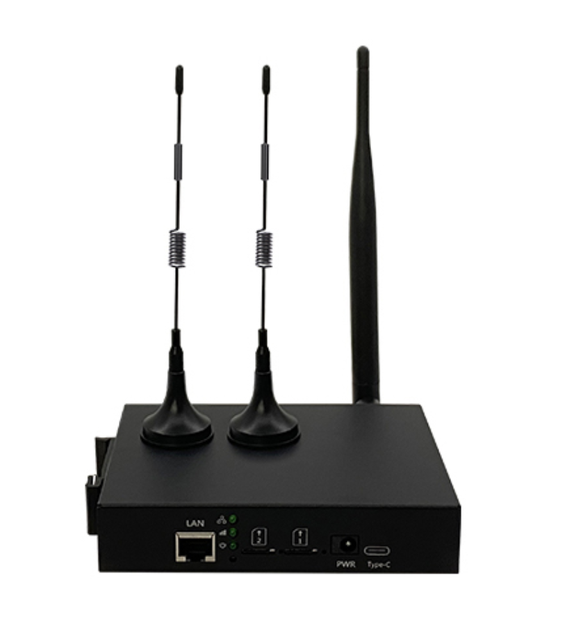 Industrial 4G WiFi Router with Dual SIM Card Slot 10/100Mbps Ethernet WAN/LAN Port with 3 SMA External Antenna High Performance
