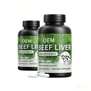 כמוסות תמצית כבד בקר כשר, מזון עשב, מיובשות בהקפאה, 60 כמוסות, תמיכה חיסונית ותוספי אנרגיה - Product Image 4