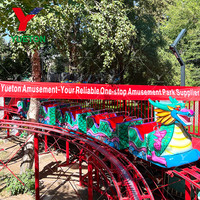 Kirghizistan Commentaires Dragon Train Thème Mini Roller Coaster Manege Amusement Park Rides Funfair Attraction à vendre
