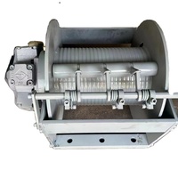Treuil hydraulique planétaire de 20 à 25 tonnes avec câble en acier, 2 vitesses de récupération pour véhicules d'ingénierie, navires et automobiles