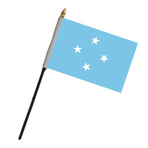 Полиэфирный 4*6 дюймов флажок Chuuk для ручного размахивания с шестом - Product Image 6