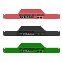 Guanfeng 1U Mini pare-feu matériel serveur de sécurité réseau 9.5 pouces monté en rack Intel N100 4 LAN 1G/10G SFP Pfsense Linux